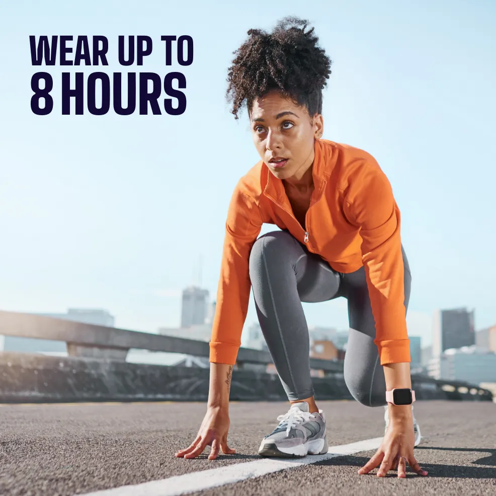 Packaging of Icy Hot® Lidocaine Patch and product benefit statements.