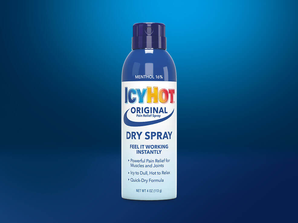 Dry Spray | Icy Hot® Pain Relief Spray