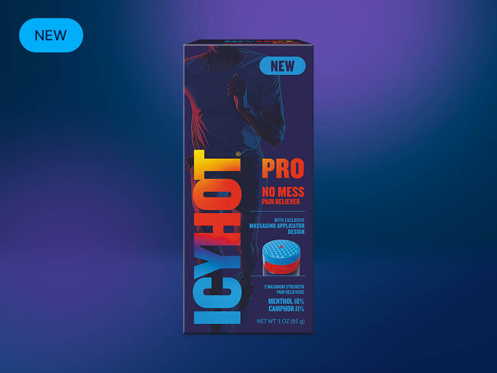 PRO No Mess | Icy Hot® Pain Relief Roll On Medicated Applicator
