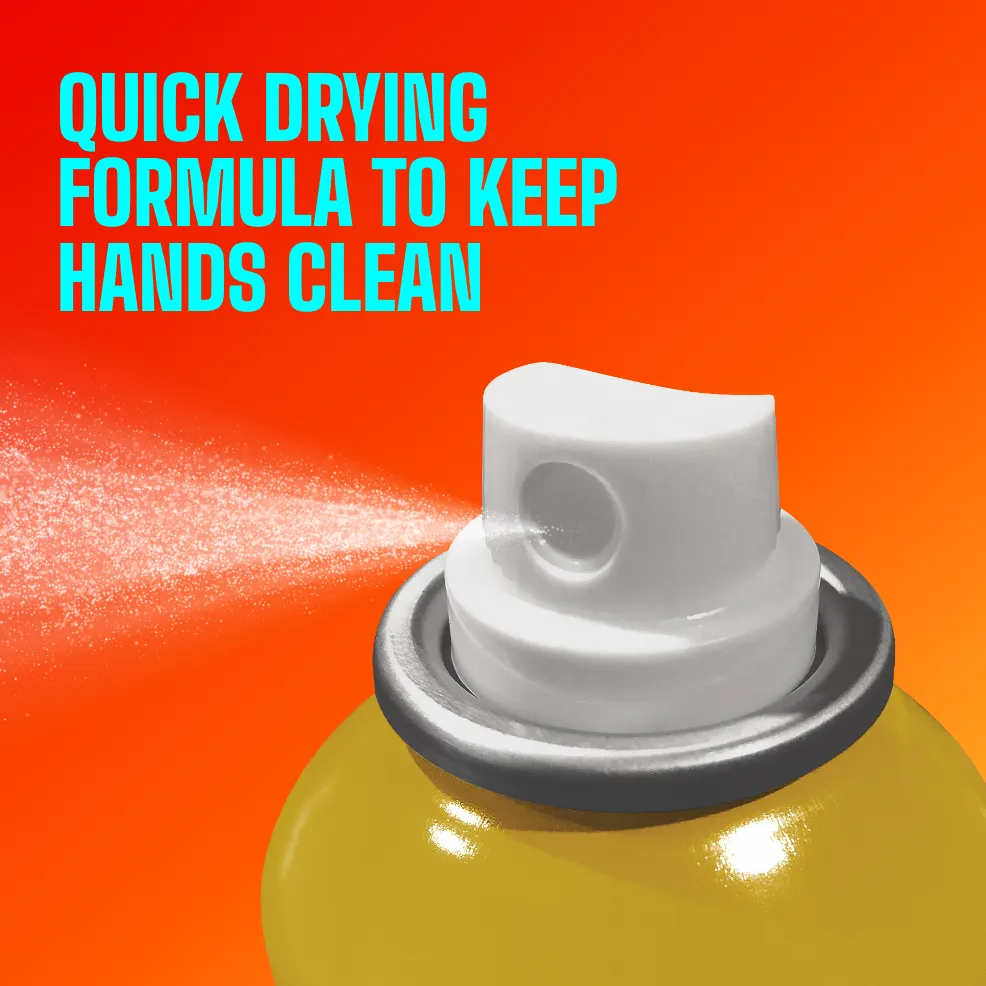 Packaging of Icy Hot® Lidocaine Dry Spray and product benefit statements.